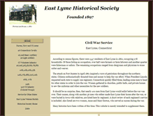 Tablet Screenshot of civilwar.eastlymehistoricalsociety.org