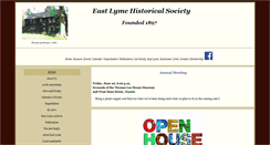 Desktop Screenshot of eastlymehistoricalsociety.org