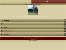 Tablet Screenshot of eastlymehistoricalsociety.org